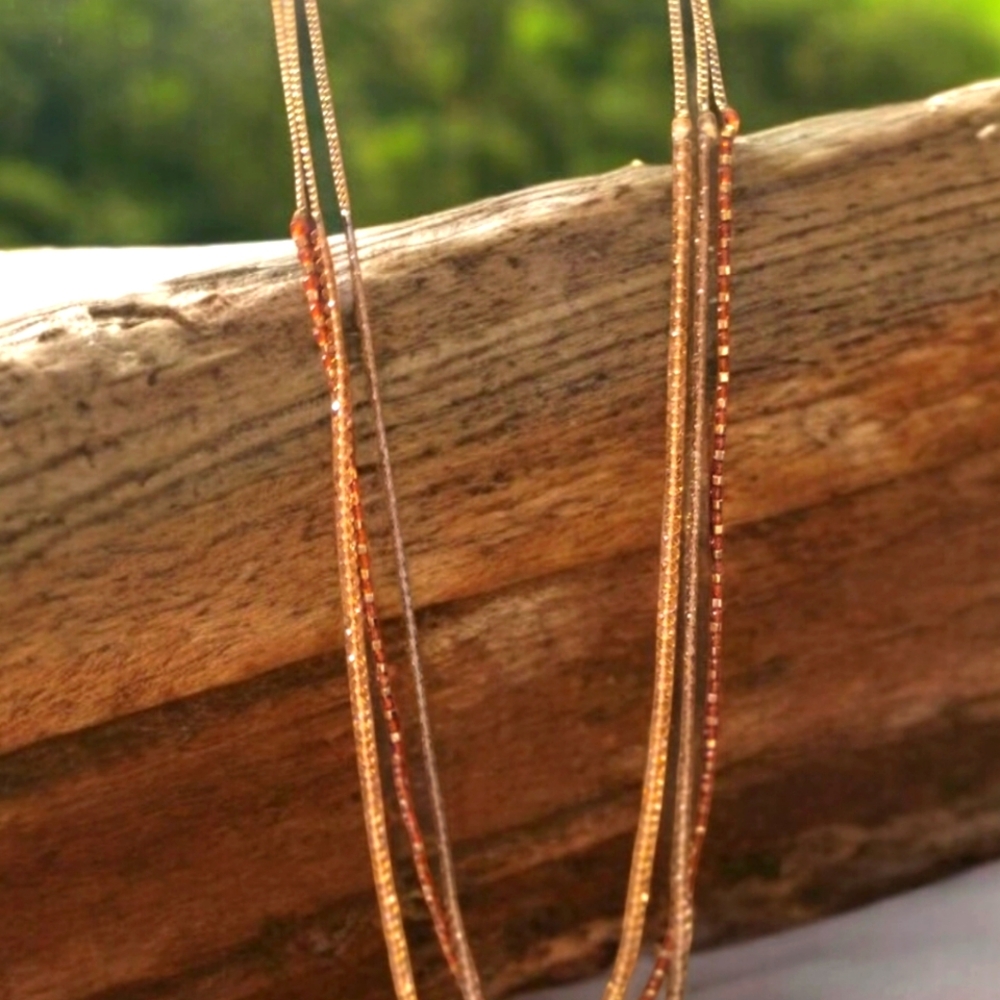 Talbots long beaded necklace with multiple strands - NWT